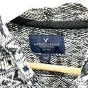 American Eagle  Women's Black Tribal Print Knit Zip Up Hoodie Sz S Oversized Photo 2