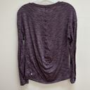 Lululemon  Womens Shirt Small Purple Scoop Athletic Long Sleeve Stretch Base Photo 3