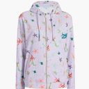 Hill House NWT  The Allie Zip-Up Jacket in Sea Creatures Lilac sz XS Photo 0