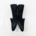 Birdies [] The Blackbird Size 7 Black Calf Hair Slip-On Loafer Flats Almond Toe Photo 5