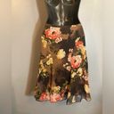 Karen Kane  brown floral skirt Photo 4