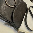 Krass&co G.H Bass & . Black Leather Crossbody Saddle Bag Purse Photo 5