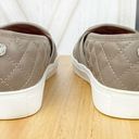 Steve Madden  Endell Quilted Faux Leather Slip On Sneaker Taupe 8 Photo 4