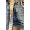 Vervet  Altar’d State Jeans Size 31 High Rise Raw Hem Stretch Denim Flare Boho Photo 6