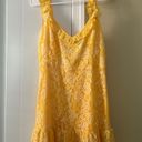 Forever 21 Yellow Lace Dress Photo 1