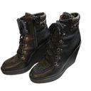 Jessica Simpson  Black Maelyn Wedge Ankle‎ Booties Sz 8.5M Photo 2
