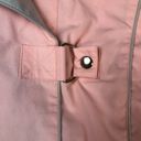 Mulberry Vintage 1980s  STREET Small Bomber Jacket Pink Shoulder Pads Windbreaker Photo 5