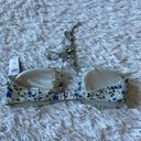 Abercrombie & Fitch New  Women’s floral print bandeau bikini top size Large Photo 8