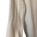 Joie NWT  Womens‎ Cream Open Front Cable Knitted Cardigan Sweater Size Medium Photo 7