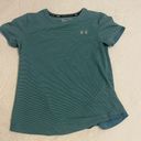 Under Armour teal striped back cutout shirt Photo 0