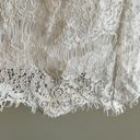 Lulus  Take Me to Brunch‎ Ivory Lace Shift Dress Womens Size S Short Sleeve Photo 8