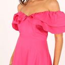 Petal and Pup  Cabo Magenta Frill Sleeve Midi Dress S Photo 1