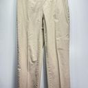 Coldwater Creek  Khaki Tan Chino Flat Front Side Zip Straight Leg Pants Size 10P Photo 0