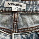 Vigoss  High Waist Bermuda Jean Shorts size 25 NEW Photo 4