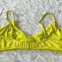 Good American 14.  Women’s Always Fits Twist Bikini Top Electric yellow001 size 8 Photo 5