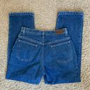 L.L.Bean *VTG*  Double L flannel lined high rise blue jeans Photo 2