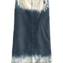 Carolina Blues Bleach Dyed Denim Skirt Vintage Jean Skirt Teen 12 Photo 2