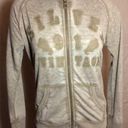 Silver Jeans NWT Silver Jean Company $68 Hoodie Taupe Fit Small Photo 0