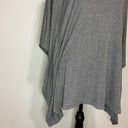 Natori  Small Dressy Draped Cowl Neck Blouse/Top Poncho Sz Small Gray Photo 2