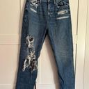 American Eagle  Mom Jeans Distressed Size 2 Photo 0