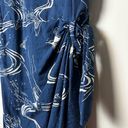 Patagonia Pataloha - Blue & White Loko l'a Stone Blue Fish Wrap Dress - Sz. 2 Photo 5