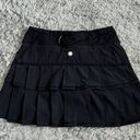 Lululemon Black  Tennis Skirt Size 4 Tall Photo 1