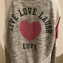 No Boundaries Live, Love ,Laugh, Sweat shirt Size M, Excel. Cond. Photo 4