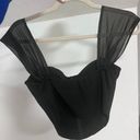 Corset Style Top Black Size M Photo 1