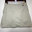 Patagonia  Solimar Skort Skirt Wrap Front Button Closure Beige 6 Photo 5