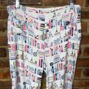 Ralph Lauren  White Multicolored Sleepwear Pajama Pants Women's Size Medium Photo 1