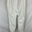 J.Jill  PureJill Linen Woven Pants Roll Tab Convertible Length White Small Photo 6