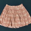 American Eagle Pink Floral Pleated Skirt Photo 1