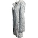 Liz Claiborne  super nice black and white tweed sweater coat! Photo 5