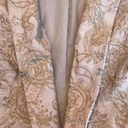 Coldwater Creek  linen blend paisley embroidered blazer jacket size 14 new! Photo 10