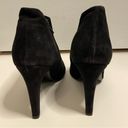 Ralph Lauren , black suede stiletto booties sz 9.5 Photo 5