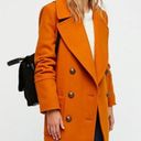 Free People Naiomi Solid Wool Peacoat Size Small Photo 0