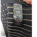 Ted Baker  London Black Metallic Gold RELIOA Jacquard Knit Drop Waist Dress 3 Photo 5