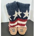 Muk Luks Venessa Stars Stripes Patriot Americana Slippers Shoes Womens Size 7/8 Photo 4