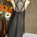 Doe & Rae NWT  Black Hi-Low Lace RacerBack Tank Top | MEDIUM | Photo 4