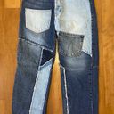 Revice Denim Matchmaker Love At First Sight High Rise Patchwork Denim Jeans Photo 1
