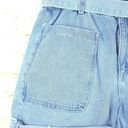 ZARA  Shorts Womens 6US Blue Relaxed Denim Paperbag Super High Waist Utility 4pkt Photo 7