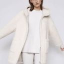 ZARA NEW  Ecru White Oversized Fleece Coat Jacket Photo 3