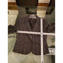 EXPRESS  Design Studio Women Gray Plaid Single Breasted Two Button Blazer Size 10 Photo 10