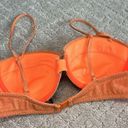 Triangl  swimwear “Dylla” bikini top apricot sparkle orange underwire cups neon Photo 4