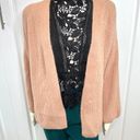 Pink Lily Distracted By You Mocha Wrap Tie Cardigan Size Medium Photo 6