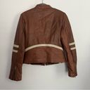 wilson's leather Rare Vintage Wilson’s Leather Maxima Biker Motorcycle Jacket in Brown Small Photo 4