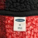 Old Navy Fuzzy 3/4 Flannel Zip Pullover Photo 1