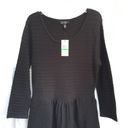 Jessica Simpson NWT L  Black Winter Midi Formal Long Sleeve Women’s Cocktail Dress Photo 2