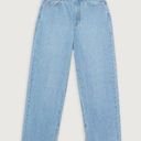 Oak + Fort Light Wash High Waist Split Hem Jeans Photo 0