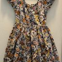 American Eagle AE Floral Button-Front Mini Dress Photo 0